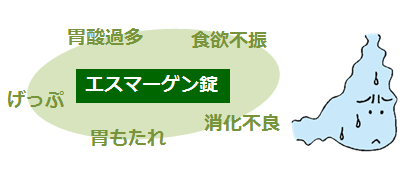 エスマーゲン錠の説明画像